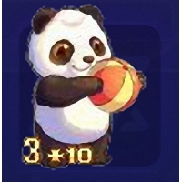 QQ游戏3+10熊猫宝宝有效期900多天，可附带满级进化度！绝无仅有的小熊猫！
