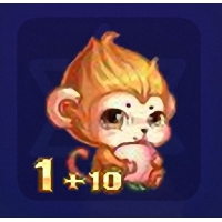 QQ游戏1+10孙悟空宝宝有效期一个月，刚从石头里蹦出来的孙猴子宝宝！